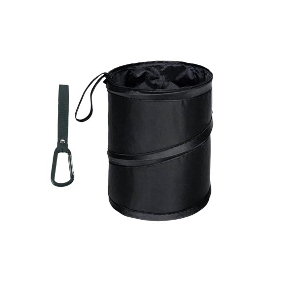 car Trash can,Foldable Car Trash bin, Suspended car Garbage Bag, Collapsible Car Garbage Can,Attached Hook， Car Trash Bins That are Convenient to Clean(2 Gallons)